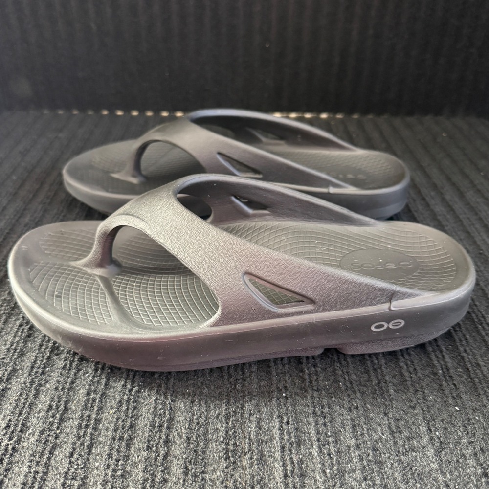 Oofos OOriginal Recovery Sandal Black Mens 7 Womens 9 EU 40 - Picture 2 of 7